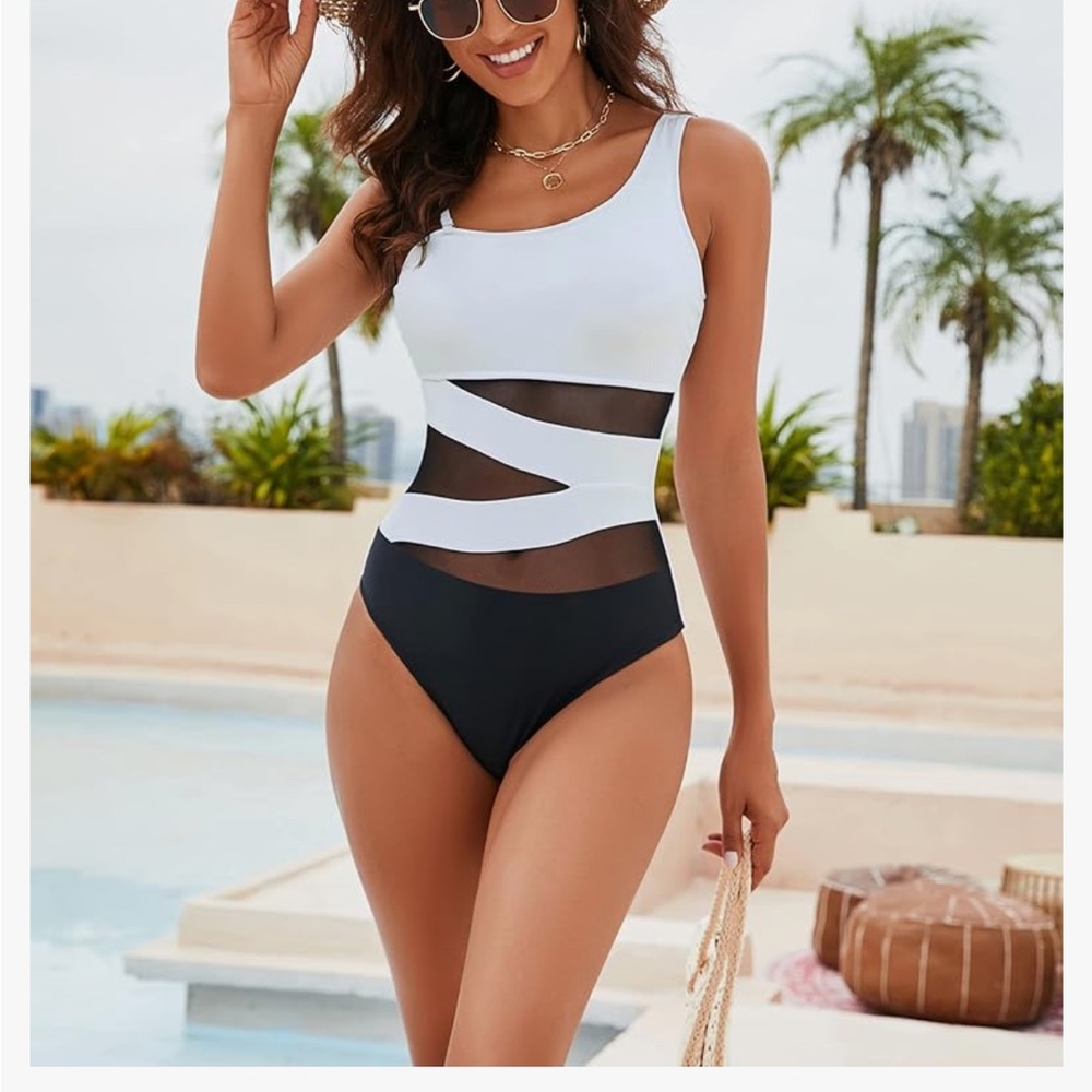 Blooming Jelly Women's Sexy One Piece Bathing Suits One Shoulder Swimsuits